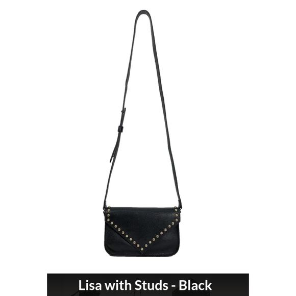 btb Los Angeles Lisa Studded Black Crossbody - Picture 3 of 16